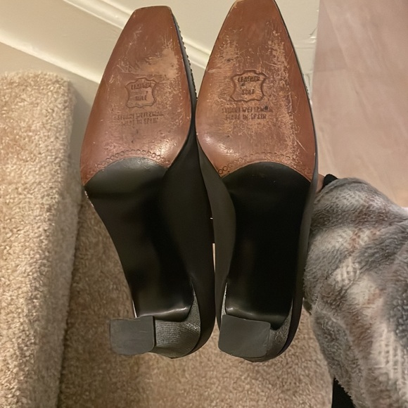 Stuart Weitzman Satin Rhinestone Pumps - Picture 5 of 9